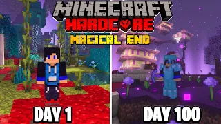 100 Days in Magical END Only World in Minecraft Hardcore (Hindi) #Episode1
