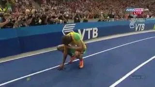 Usain Bolt 19.19 world record 200m Berlin 2009