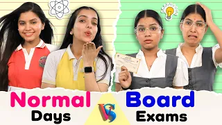 Normal Days Vs Board Exams | Teacher vs Student | School Life | Anaysa