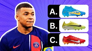 GUESS THE BOOTS OF EACH FOOTBALL PLAYER | Neymar Boots, Ronaldo Boots, Mbappe Boots, Messi Boots