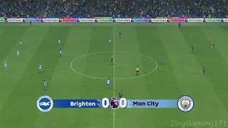 Brighton vs Man City | Premier League Full Match Gameplay | FC 24
