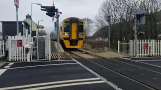 158 passing Fairbourne Level crossing