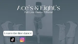 Learn "Aces & Eights" in 3 Minutes [Whip It!] Line Dance Tutorial