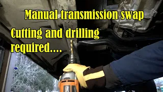 Manual Transmission Swap! | Bullnose Ford F150 | Shifters and Trans Crossmember  | Part 4 of 4