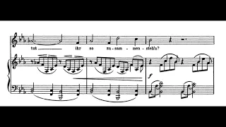 Geheimnis (J. Brahms) Score Animation