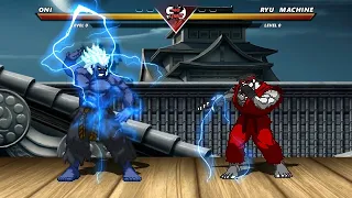 ONI vs RYU MACHINE - Highest Level Incredible Epic Fight!