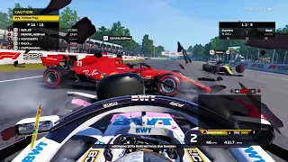 F1 2020 Dirty Drivers But Its Absolute Chaos!