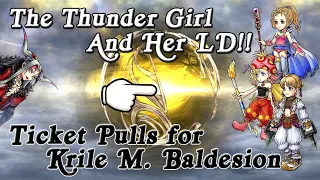 [DFFOO] The Thunder Girl Krile Mayer Baldesion! - Banner Pulls, Episode #3