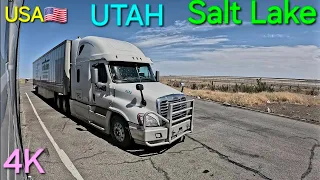 POV Truck Driving USA 4K Salt Lake #trucking