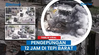 Ledakan, tembakan saat serangan Israel