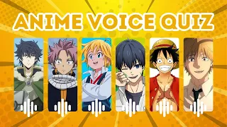 TRY TO GUESS ANIME VOICE 🔊 - 30 Characters - The Best Anime Voice 👑