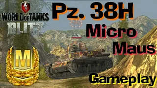 WOT Blitz Pz.38H - Micro Maus - Mastery Gameplays Before Update 5.5