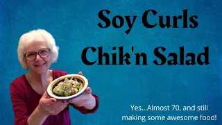 I Turned Soy Curls Into Vegan Chicken Salad | And, It's soooo GOOD!!!