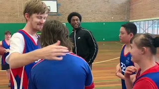 SPECIAL OLYMPICS BASKETBALL :: Skills & Drills w/ Basketball Coach CORY "SAUCE" BROWN