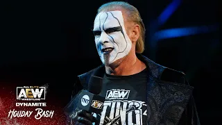 Sting Gets Interrupted by Team Taz - Watch What Happened! | AEW Dynamite Holiday Bash, 12/23/20