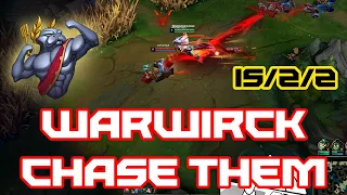 S13 URF Warwick | Chase and Kill Them All | Gameplay | LoL