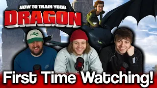 *HOW TO TRAIN YOUR DRAGON* has the BEST character ever with TOOTHLESS! (Movie First Reaction)