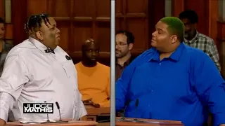 Dramatic men fight over TV and Chicken on Judge Mathis