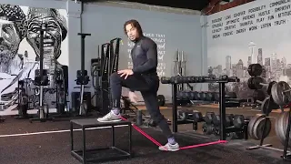 Improve Ankle Mobility - Distraction Banded Ankle Dorsiflexion Exercise