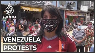 Venezuela protests: Pandemic worsens economic crisis