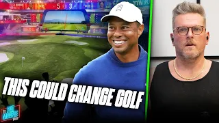 Tiger Woods Indoor Golf League Looks INSANE, Could Change Golf Forever | Pat McAfee Reacts