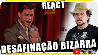 ZEZÉ DI CAMARGO - DESAFINAÇÃO BIZARRA cantando FREDDIE MERCURY Marcio Guerra Reagindo React Reação