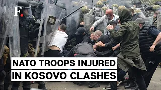 Watch: NATO Peacekeepers Clash With Serb Protesters In Kosovo