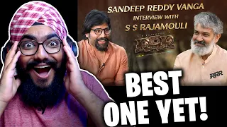 Sandeep Reddy Vanga RRR Interview with SS Rajamouli REACTION