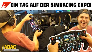 Verrückte Rennsimulatoren auf der Simracing-Messe in Nürnberg! ADAC SimRacing Expo Vlog