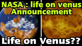 NASA : life on venus announcement, signs of life on venus, venus phosphine,