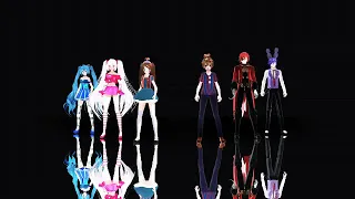 Scream mmd x fnaf