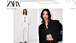 Покрокова реєстрація на польському сайті Zara та американському сайті Armani Exchange.