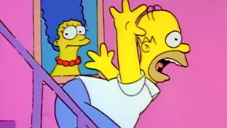Homer Falls Down the Stairs