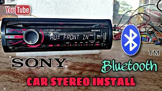 Sony car stereo/How to Install Bluetooth in Car Stereo