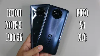 Xiaomi Redmi Note 9 Pro 5G vs Poco X3 NFC | SpeedTest and Camera comparison