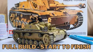 Building the Sturmgeschutz III Ausf.G/StuH42: 1/35 Scale Model Kit from Tamiya