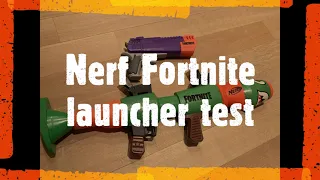 NERF rocket launcher FORTNITE test