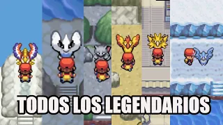 como CONSEGUIR a TODOS LOS LEGENDARIOS en Pokemon Rojo Fuego y Verde Hoja [Facil y Sencillo]