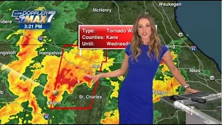 LIVE: Tornado Warning in effect for Kane County outside Chicago