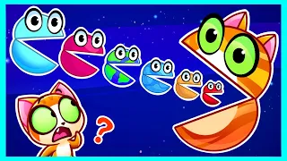 🪐 Solar System 🚀 Hungry Planets 🚀 Planets size 🪐 Toddler video by Purr-Purr