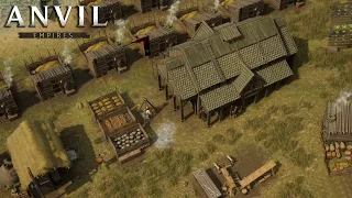 OUR OWN MEDIEVAL TOWN! Building our first Settlement in Anvil Empires | Pre-Alpha Playtest Gameplay