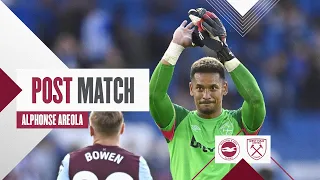 "The Guys Are Just Brilliant!" | Brighton 1-3 West Ham | Alphonse Areola | Post Match Reaction