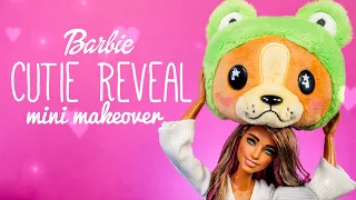 Barbie Cutie Reveal Has A Frog! Amazon & Mini Brands Fashion Mini Makeover