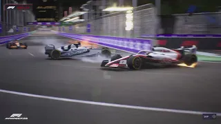 200mph crash in f1 manager!!!