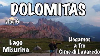 VLOG 52. DOLOMITAS ⛰ LAGO MISURINA. LLEGAMOS A TRE CIME DI LAVAREDO 🚌🏔