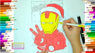 Marvelous Coloring Adventure with Iron Man | Colorful Creations