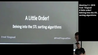A little order - Fred Tingaud - Meeting C++ 2018
