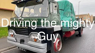 Driving a 1962 Guy Invincible road run vintage lorry road trip with a Gardner 150 engine.