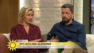 Paret Hessle lever med alzheimer - hör om nästa steg i livet   - Nyhetsmorgon (TV4)