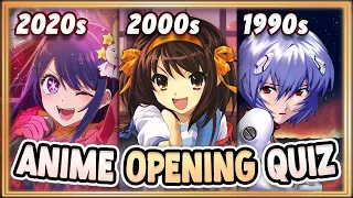 GUESS THE ANIME OPENING [2024 - 1990] 50 Openings